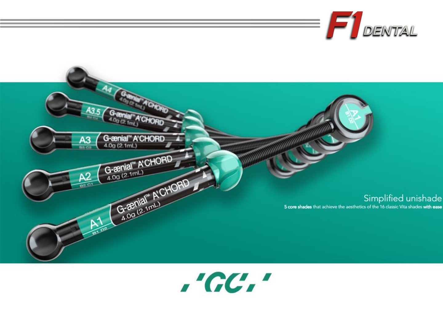 GC G-aenial Achord kompozit dolgu uygulaması estetik dental kompozit örneği