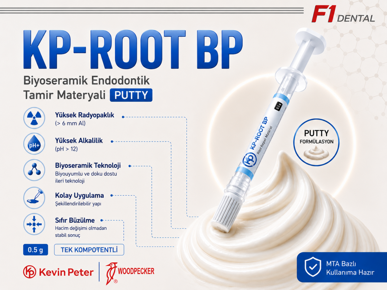 KP-Root BP: Endodontik Tedavilerde Biyoseramik Putty Teknolojisi ve Klinik Avantajları