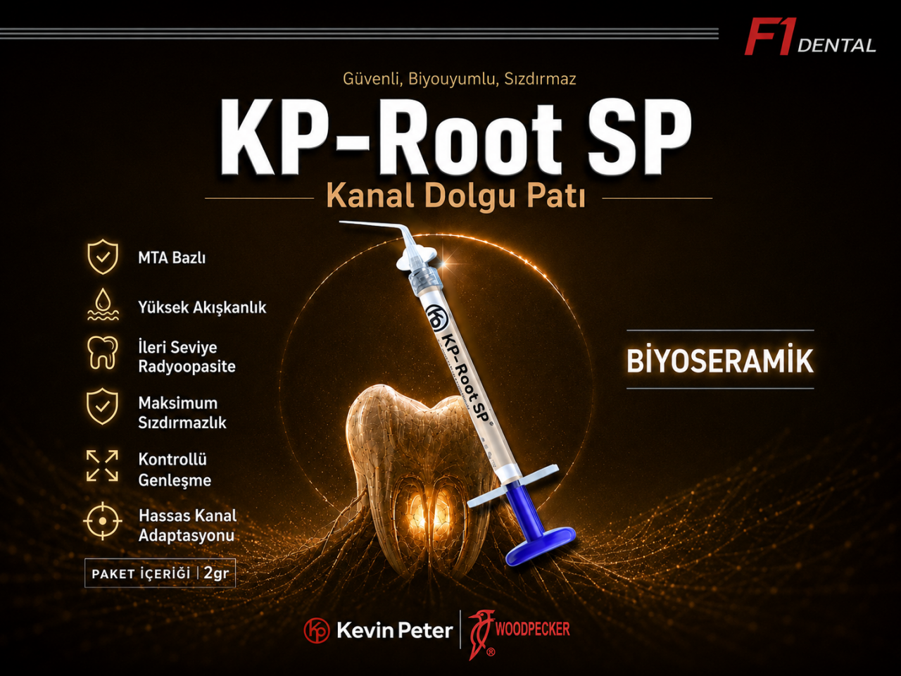 KP-Root SP: Endodontide Yeni Nesil Biyoseramik Kanal Dolgu Teknolojisi