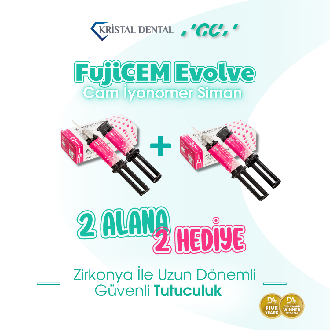 GC FujiCEM™ Evolve ile Cam İyonomer Simanda Devrim