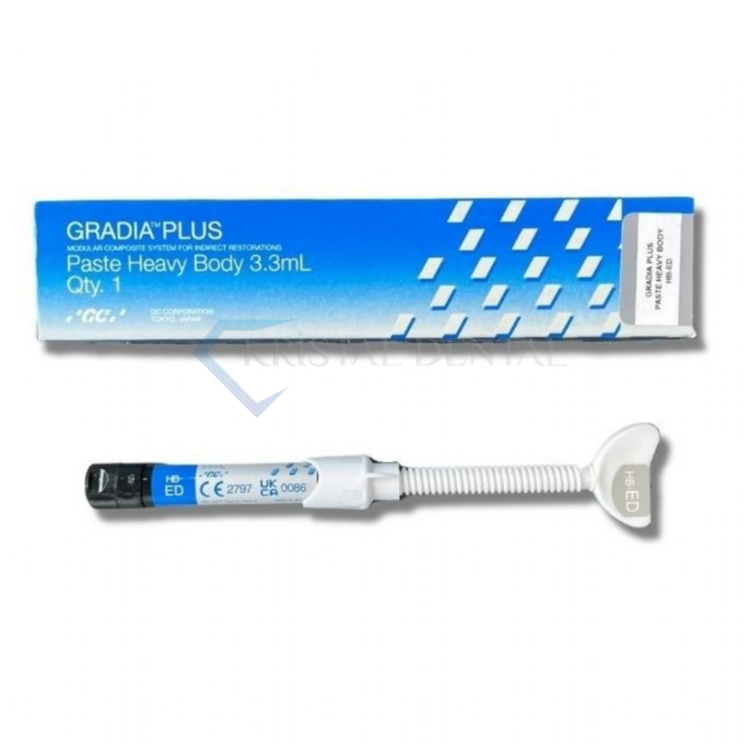 GC Gradia Plus Paste Heavy Body Enamel Kompozit 3.3ml HB-ED