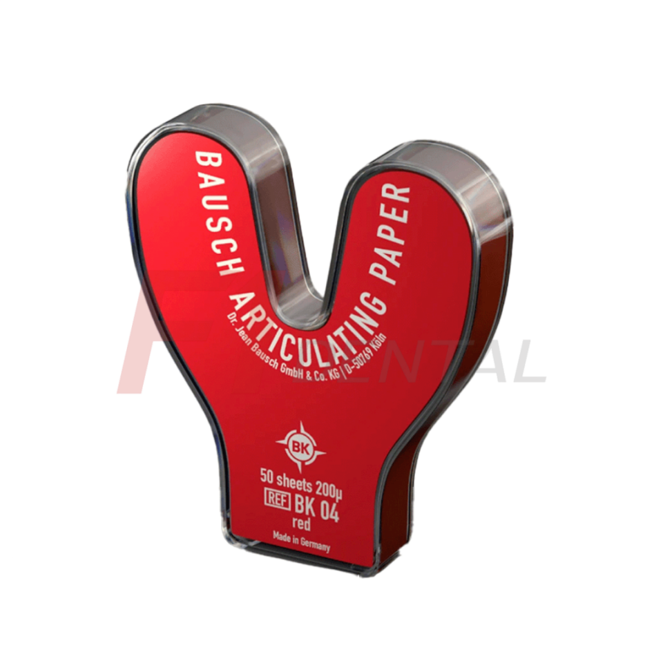 Bausch 200 Mikron Artikülasyon Kağıdı (Kırmızı-Nal Form)