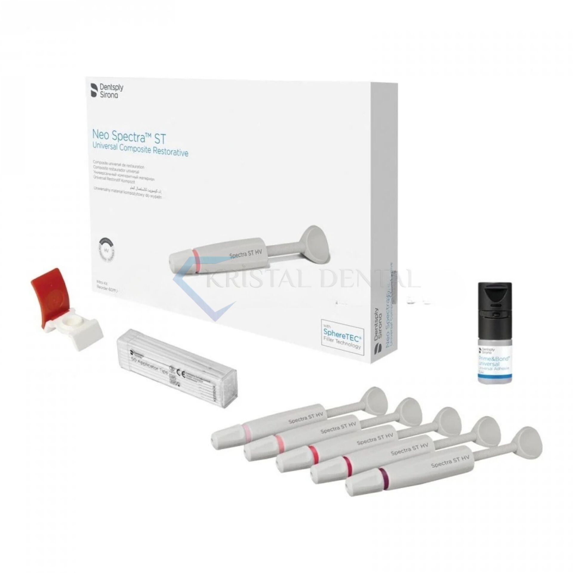 Dentslpy Sirona Neo Spectra ST HV Intro Kit - Nano Seramik Estetik Kompozit Seti 5x3 gr