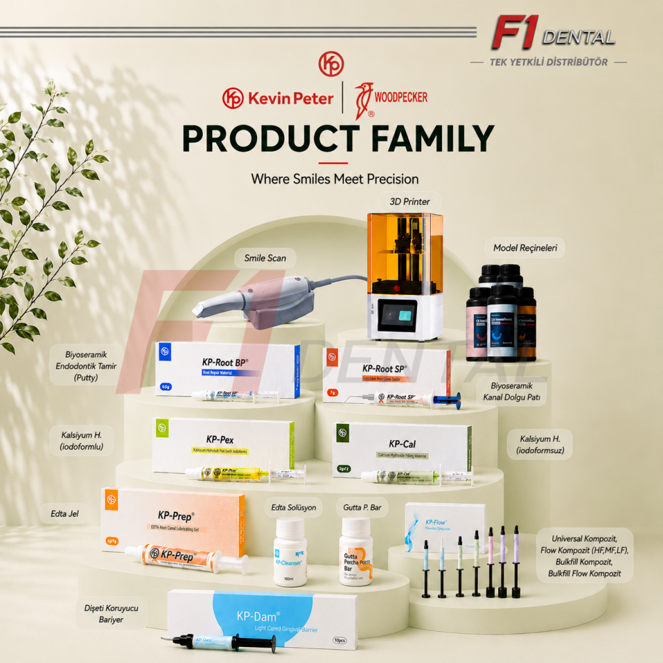Woodpecker KP-Root SP Injectable Biyoseramik Kanal Dolgu Patı 2gr