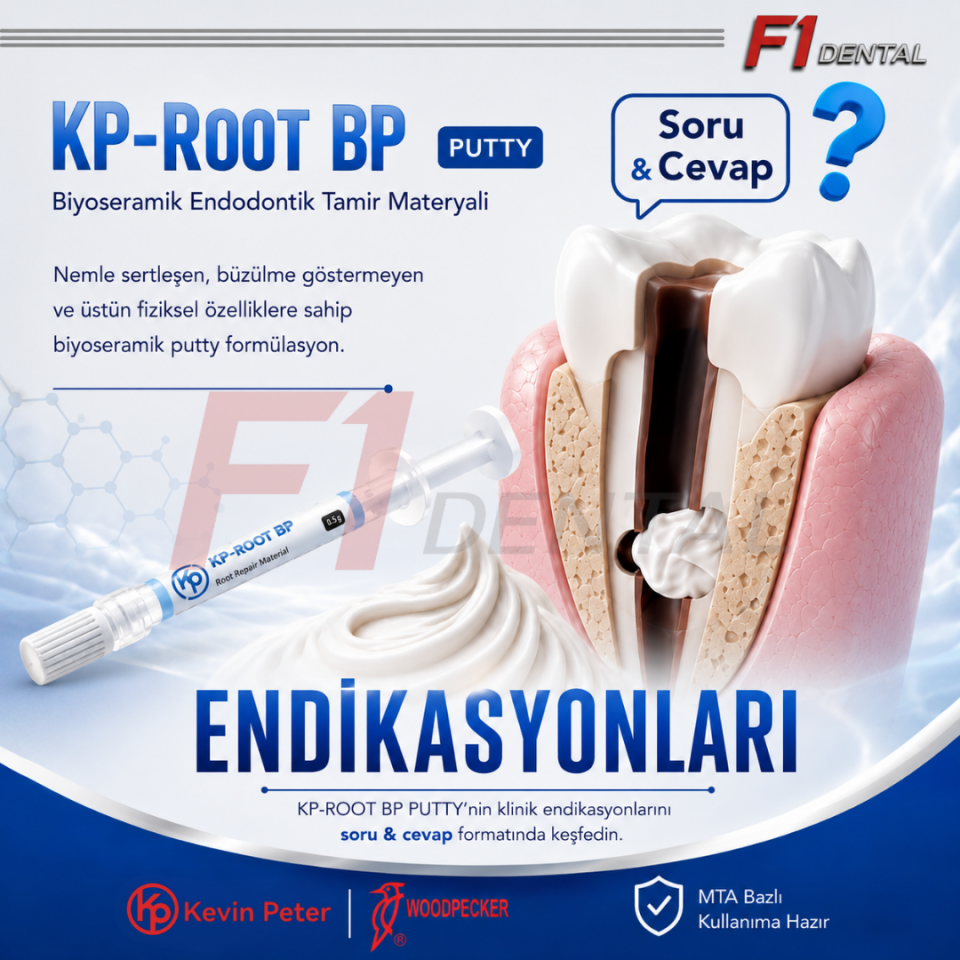Woodpecker KP-Root BP Biyoseramik Endodontik Tamir Materyali 0.5gr