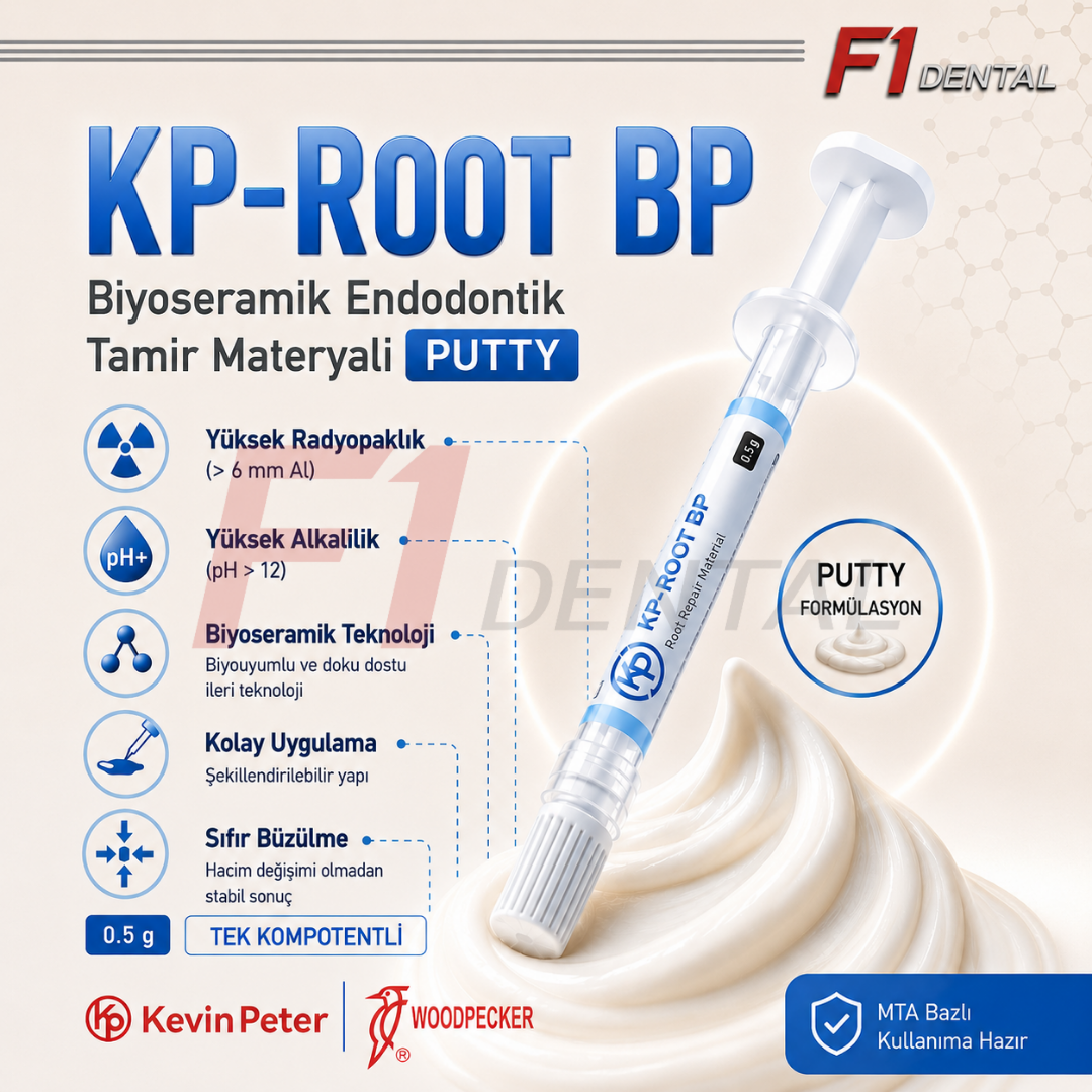 Woodpecker KP-Root BP Biyoseramik Endodontik Tamir Materyali 0.5gr
