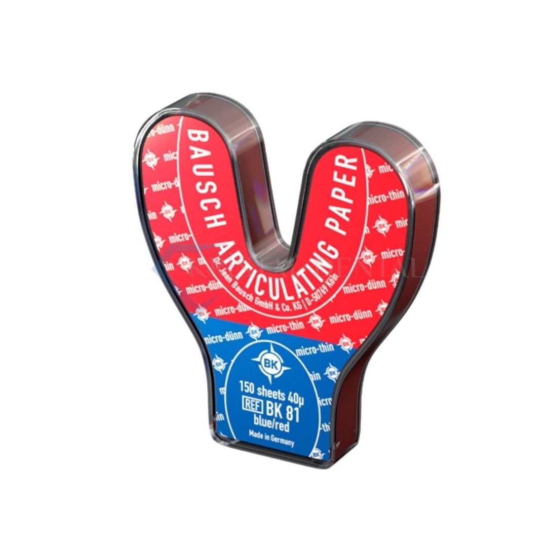 Bausch 40 Mikron Artikülasyon Kağıdı (Mavi/Kırmızı Nal Form)