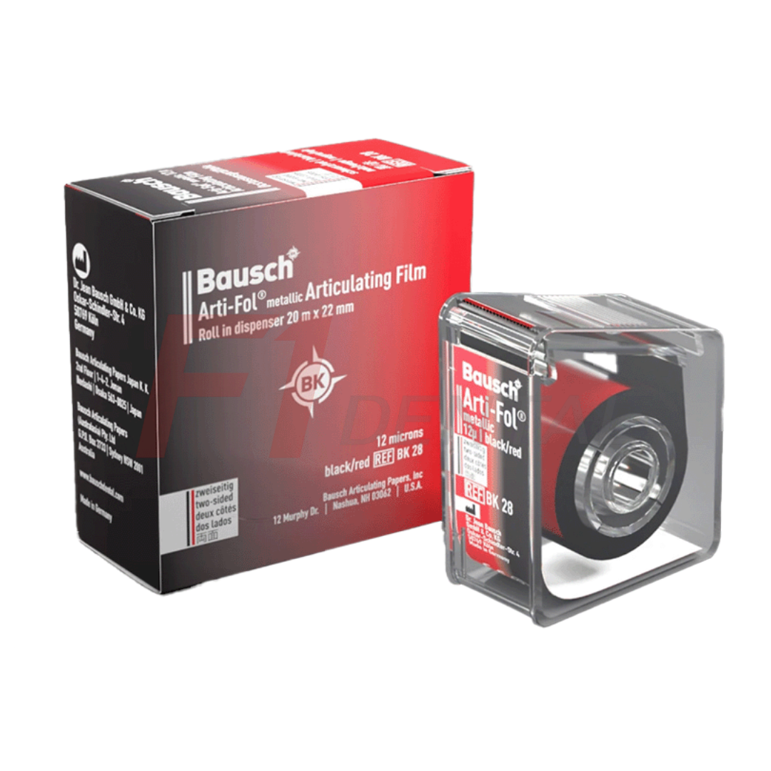 Bausch 12 Mikron Oklüzyon Folyosu (Siyah/Kırmızı Metalik Çift Taraflı)