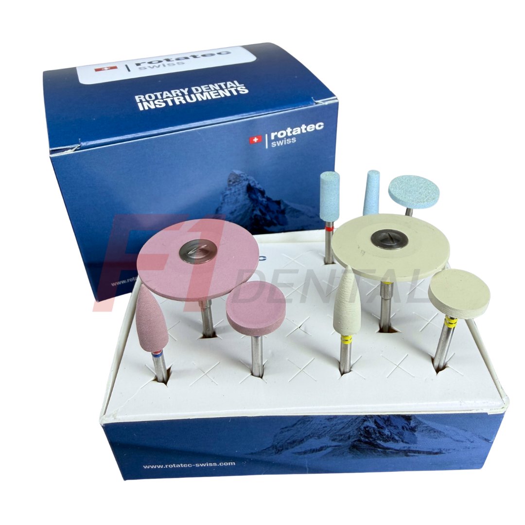Rotatec Swiss Elmas İçerikli Zirkonyum Cila Lastiği Zirconia Set