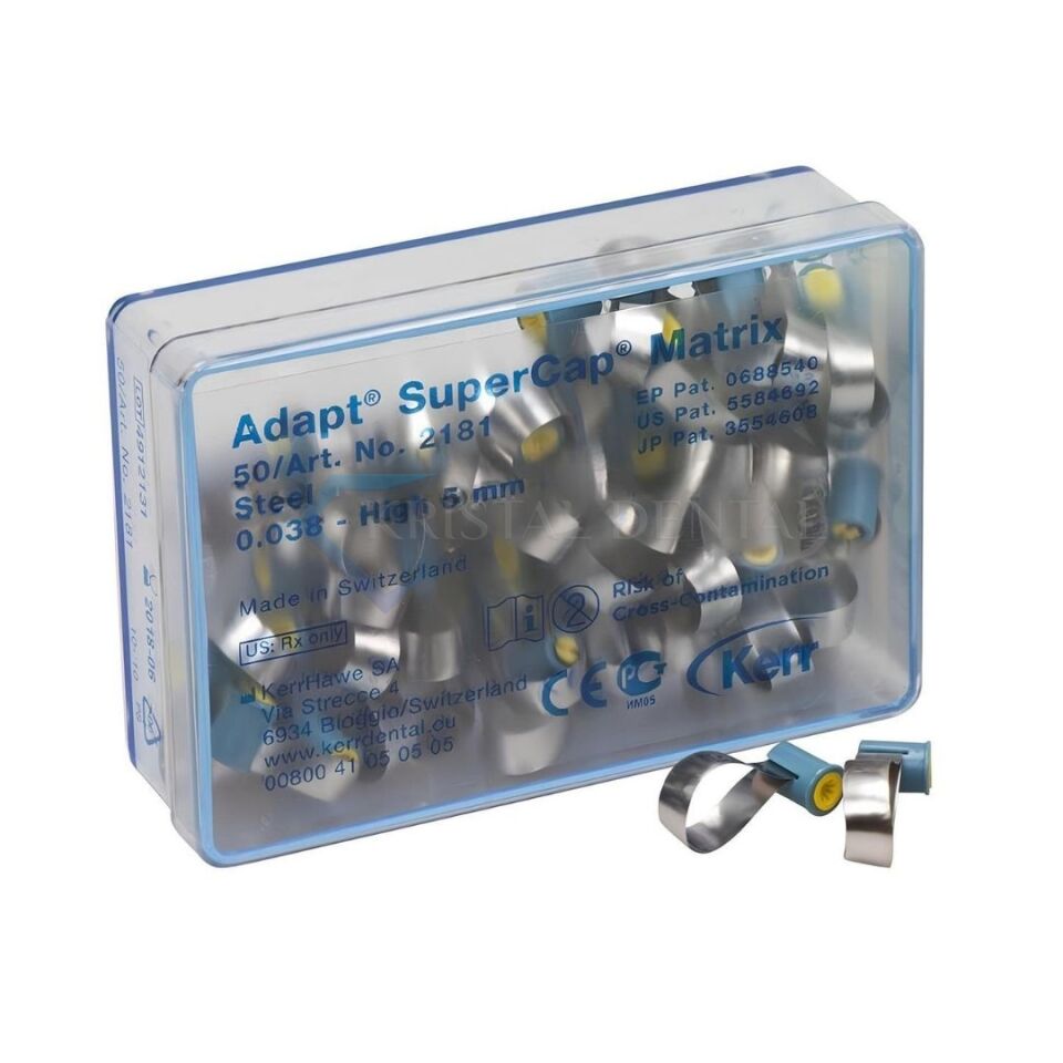 Kerr Supercap Otomatriks Bandı Mavi - 0.038mm / 5mm