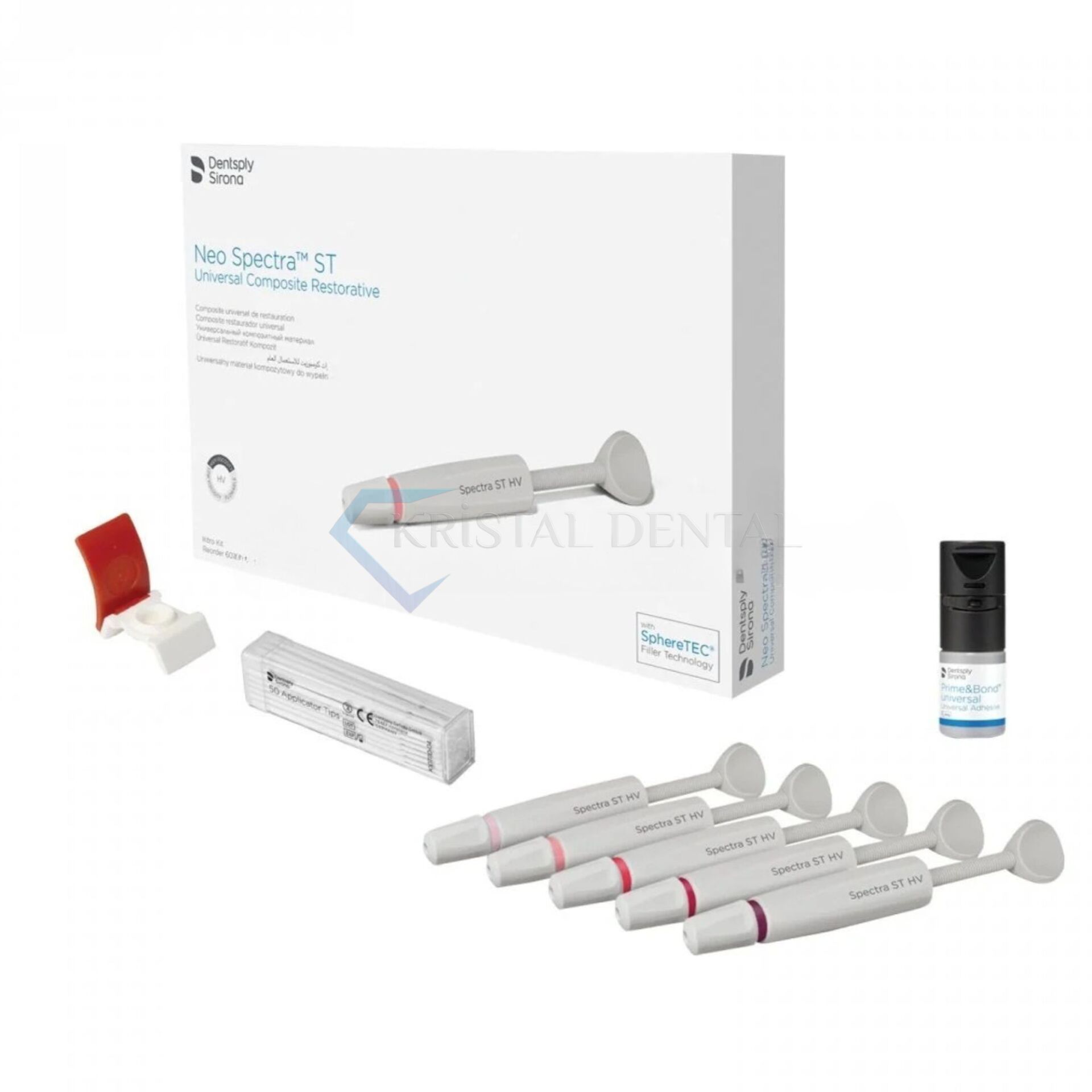 Dentsply Sirona Neo Spectra ST HV Intro Kit - Nano Seramik Estetik Kompozit Seti 6x3 gr