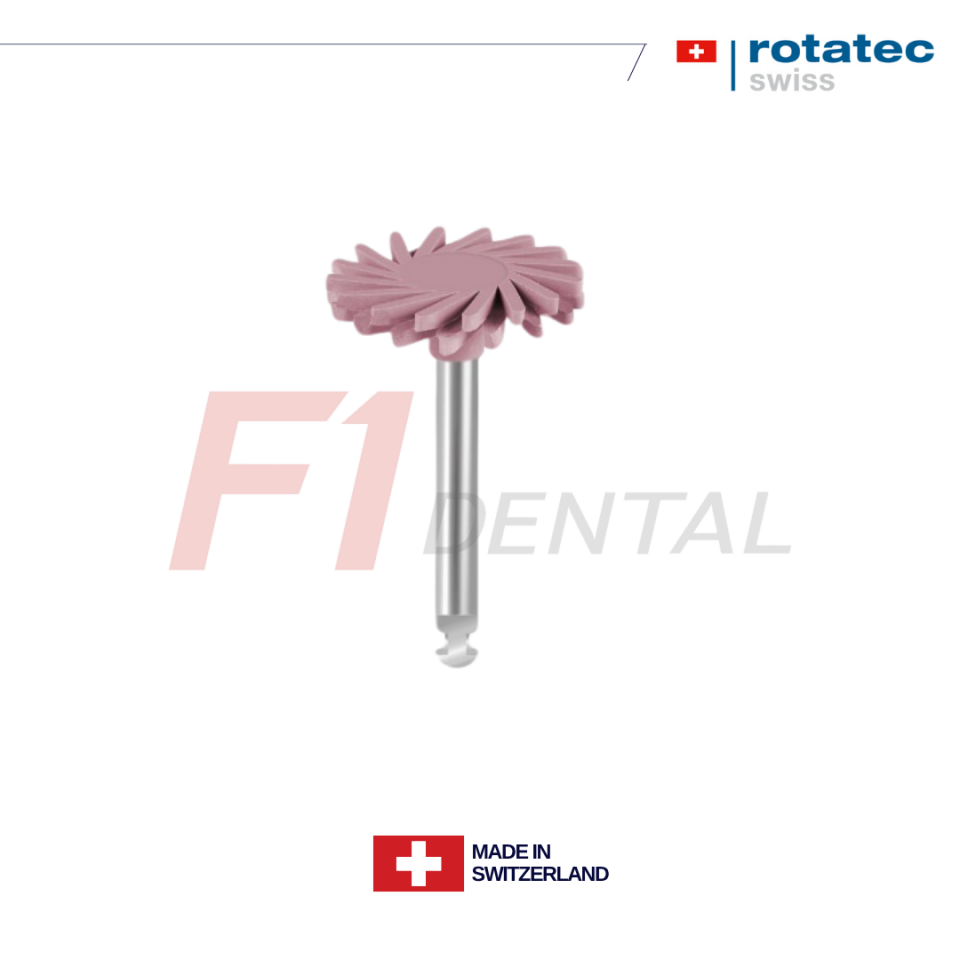 Rotatec Swiss Twist Lityum Disilikat Seramik ve Zirkonya Cila Lastiği Refil RA - Pre Polishing