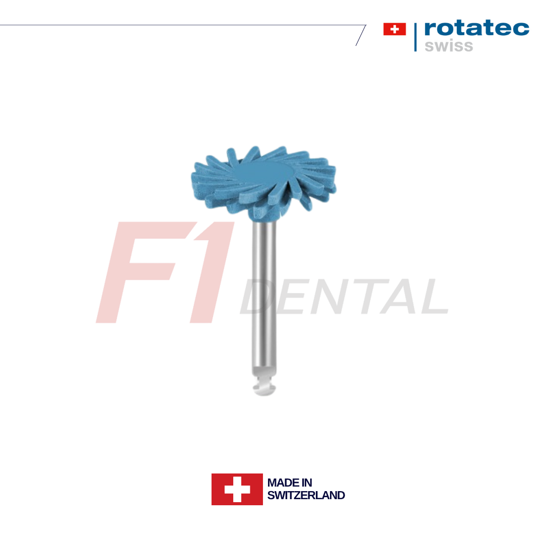 Rotatec Swiss Twist Lityum Disilikat Seramik ve Zirkonya Cila Lastiği Refil RA - Smoothin