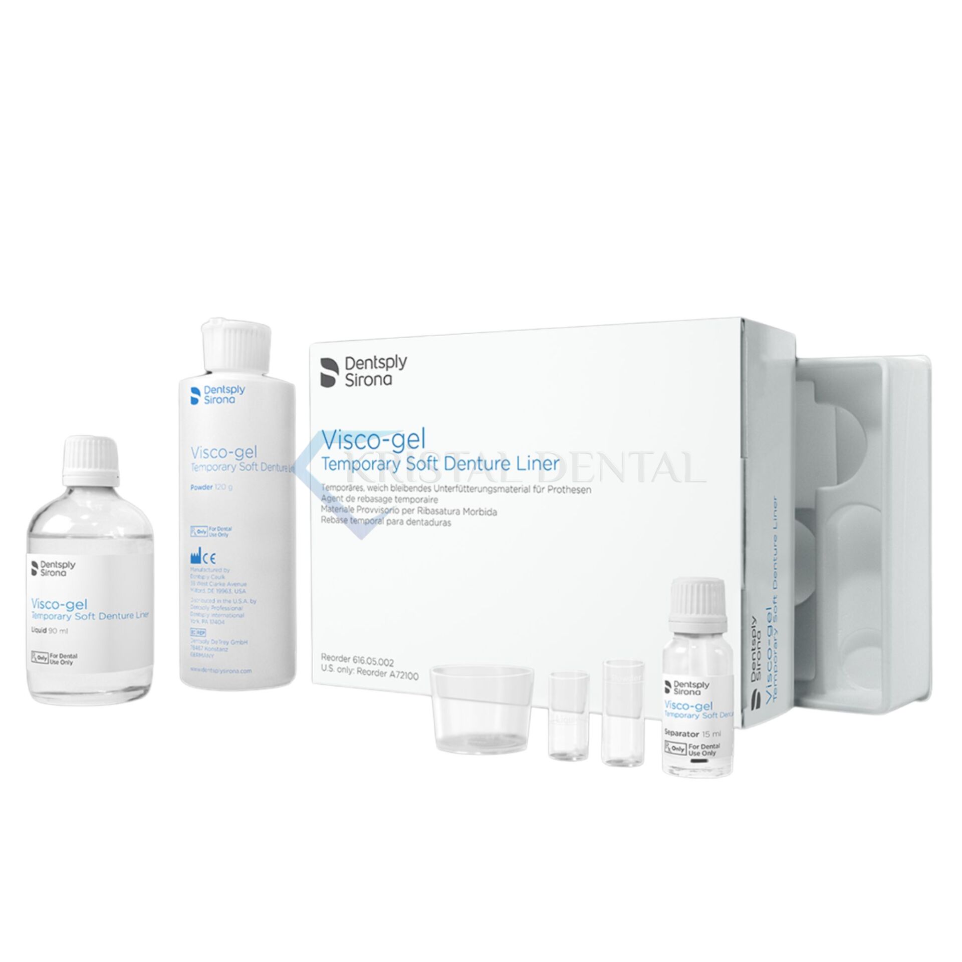 Dentsply Sirona ViscoGel Geçici Yumuşak Besleme Meteryali