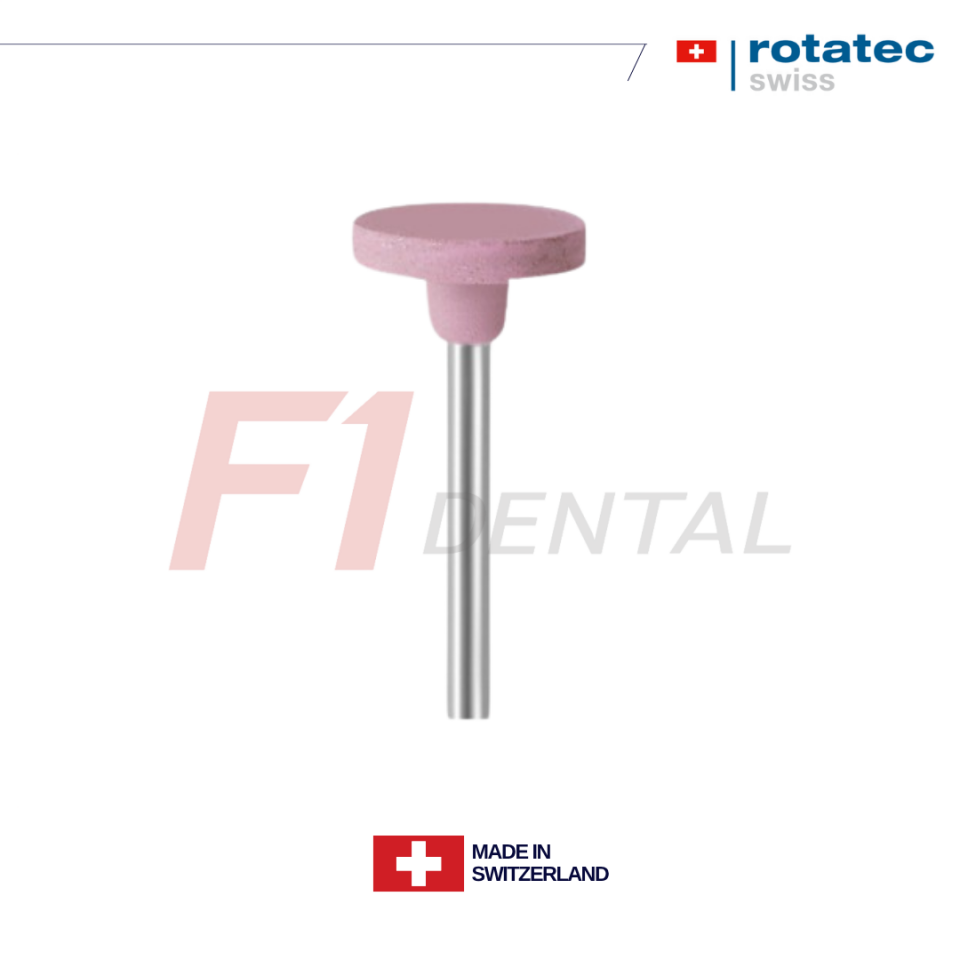 Rotatec Swiss Feldspatik Seramik, Lityum Disilikat ve Zirkonya Cila Lastiği Refil Pembe