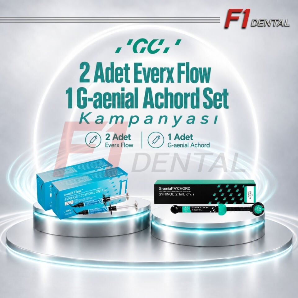 GC 2 Adet Everx Flow Kompozit 2 ml + G-aenial Achord Kompozit Refill Set Kampanya