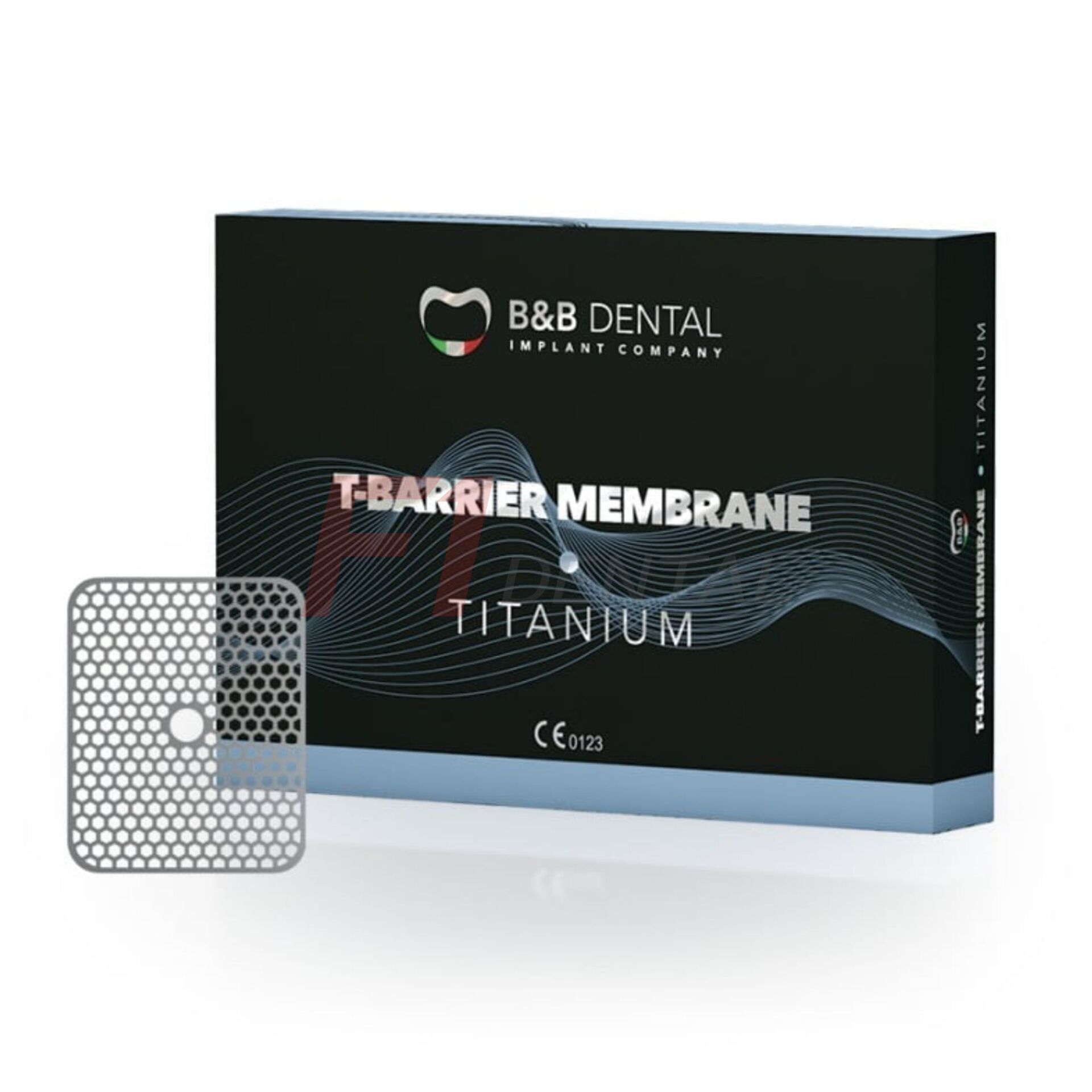 B&B Dental Collagen T-Barrier Membrane - Titanium