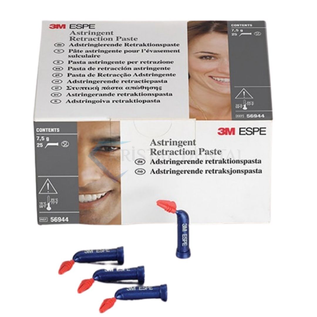 3M Astringent Paste Hemostatik Retraksiyon Pastası 25 Adet Kapsül