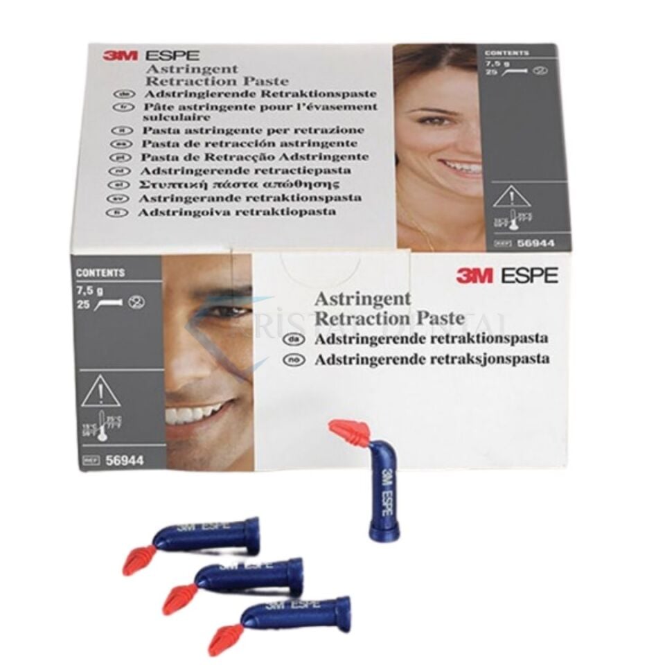 3M Astringent Paste Hemostatik Retraksiyon Pastası 25 Adet Kapsül