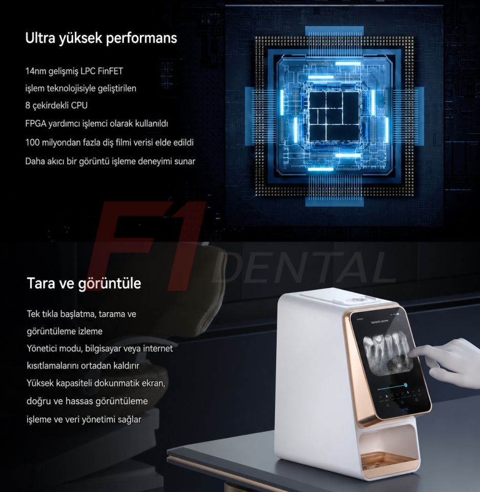 Woodpecker I-Scan Fosfor Plak Tarayıcı