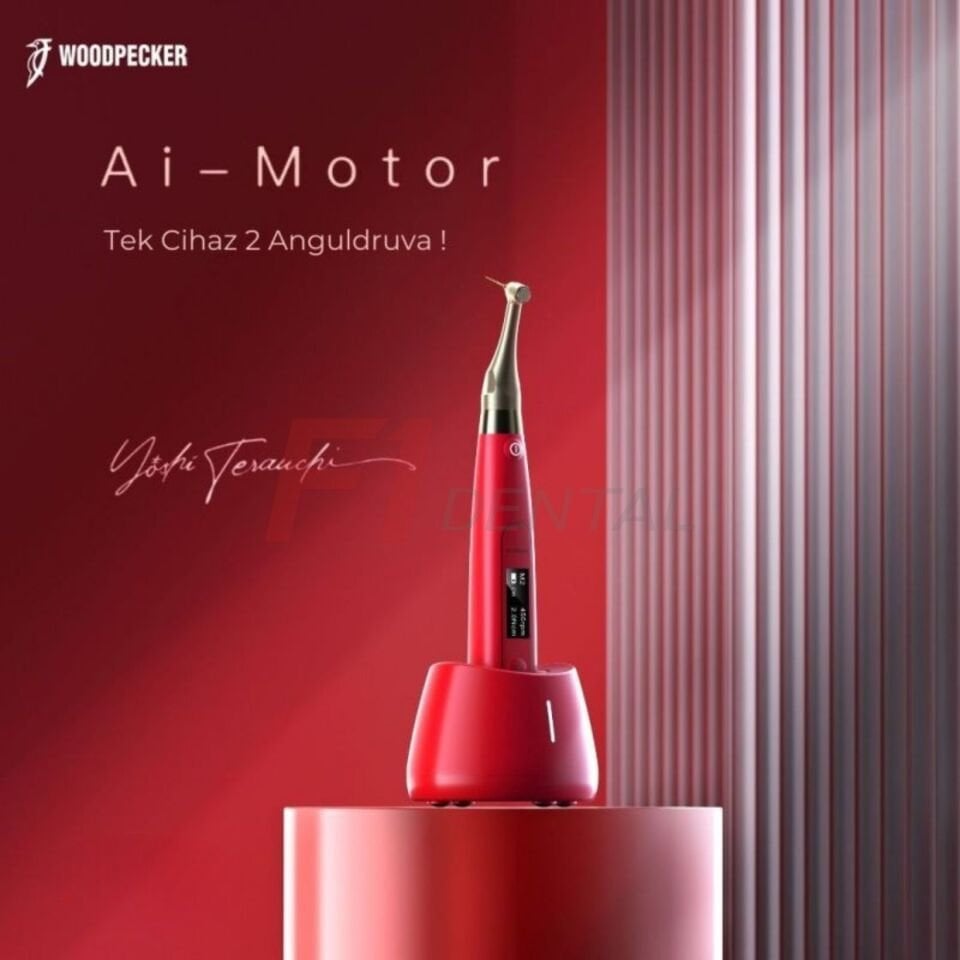 Woodpecker Ai-Motor Endomotor ve Apex Bulucu - Red Edition