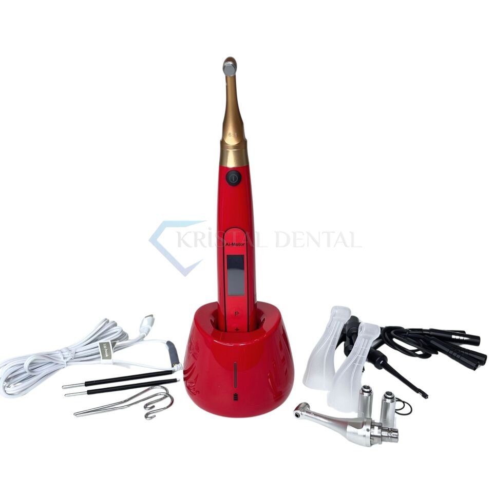 Woodpecker Ai-Motor Endomotor ve Apex Bulucu - Red Edition