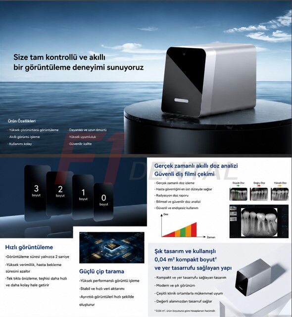 Woodpecker Free Scan Fosfor Plak Tarayıcı