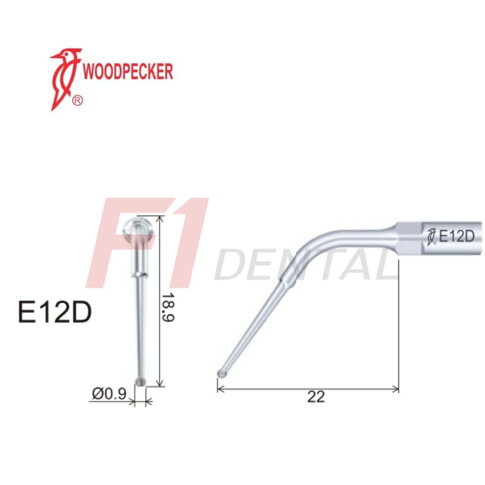Woodpecker Kavitron Ucu Endodonti E12D - (Woodpecker,Ems,Mectron,WH Uyumlu)