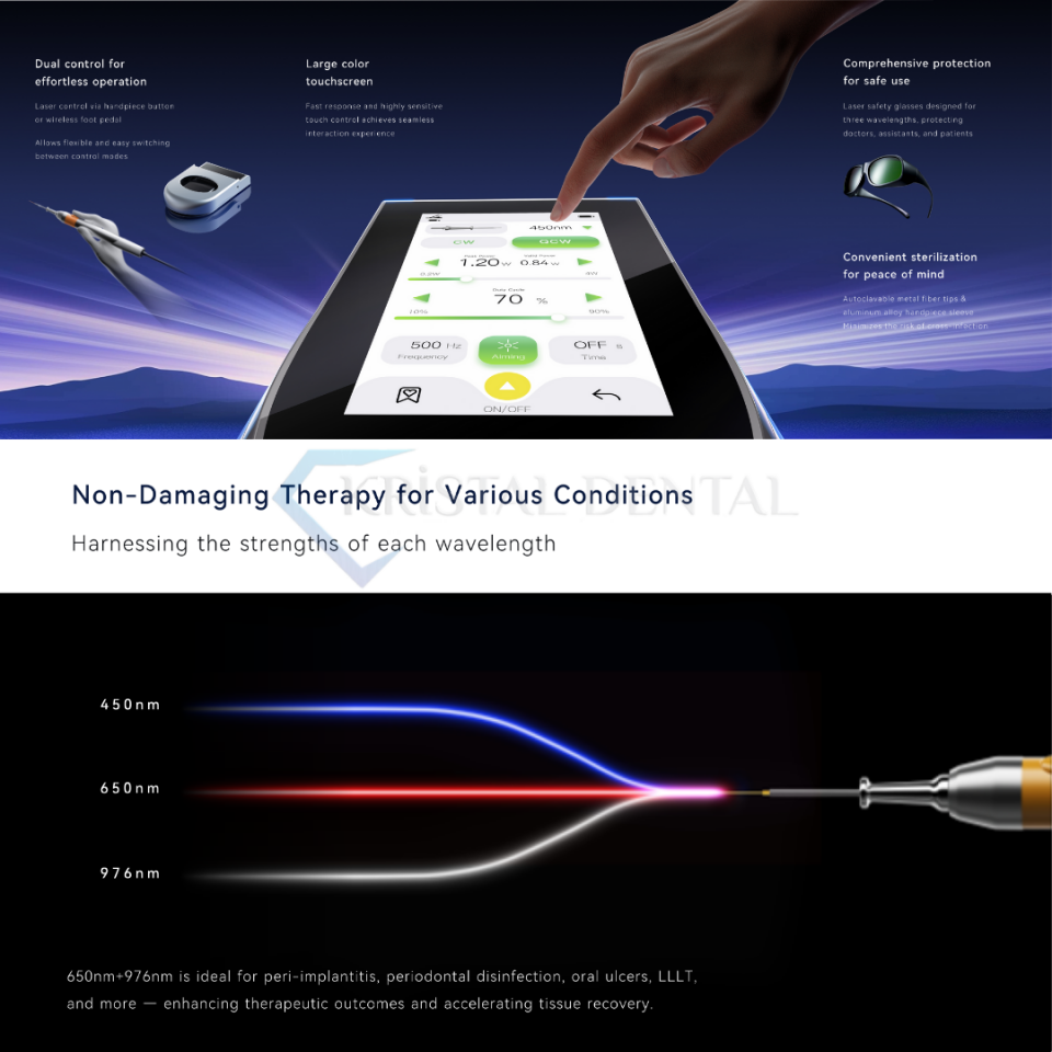 Woodpecker DTE D-Laser Diode Lazer Blue Cihazı