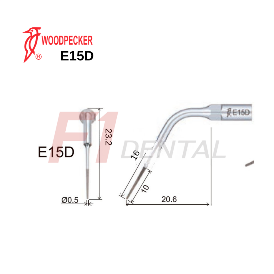 Woodpecker Kavitron Ucu Endodonti E15D - (Woodpecker,Ems,Mectron,WH Uyumlu)