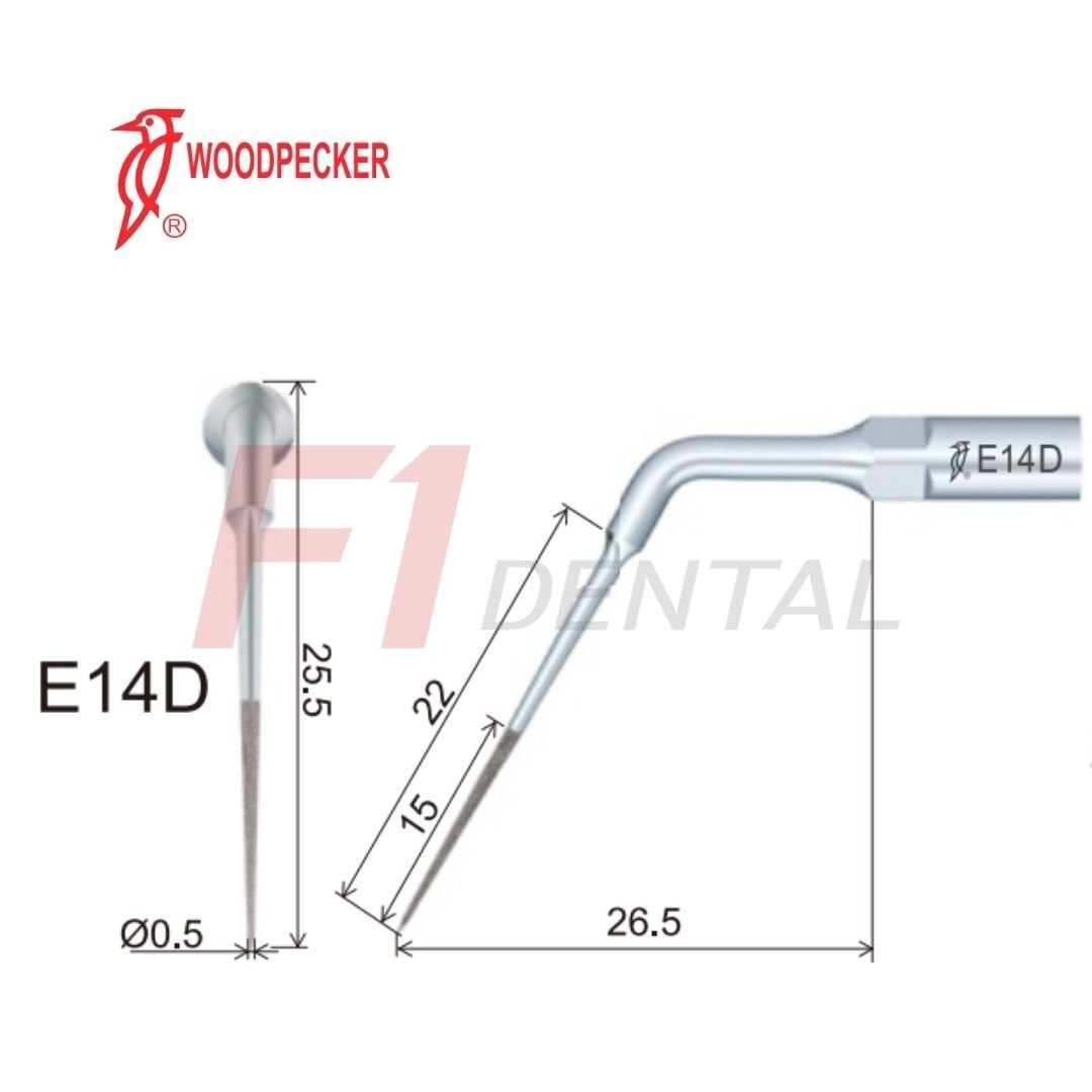 Woodpecker Kavitron Ucu Endodonti E14D - (Woodpecker,Ems,Mectron,WH Uyumlu)