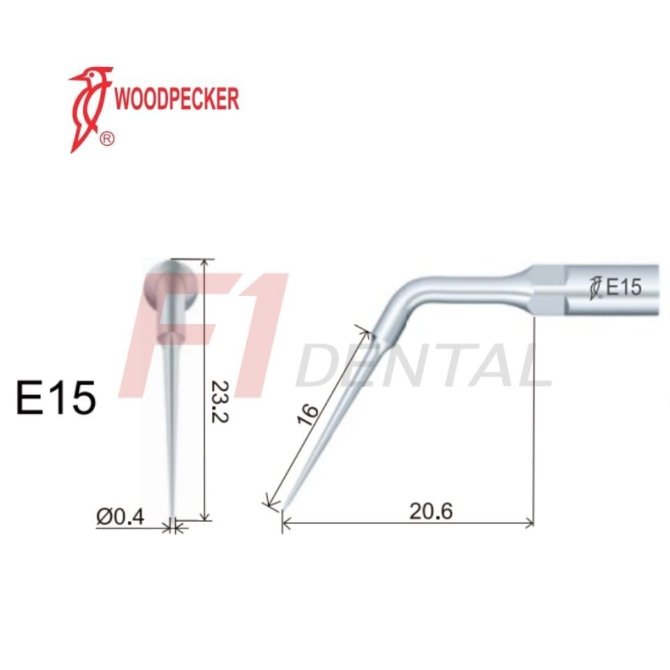 Woodpecker Kavitron Ucu Endodonti E15 - (Woodpecker,Ems,Mectron,WH Uyumlu)