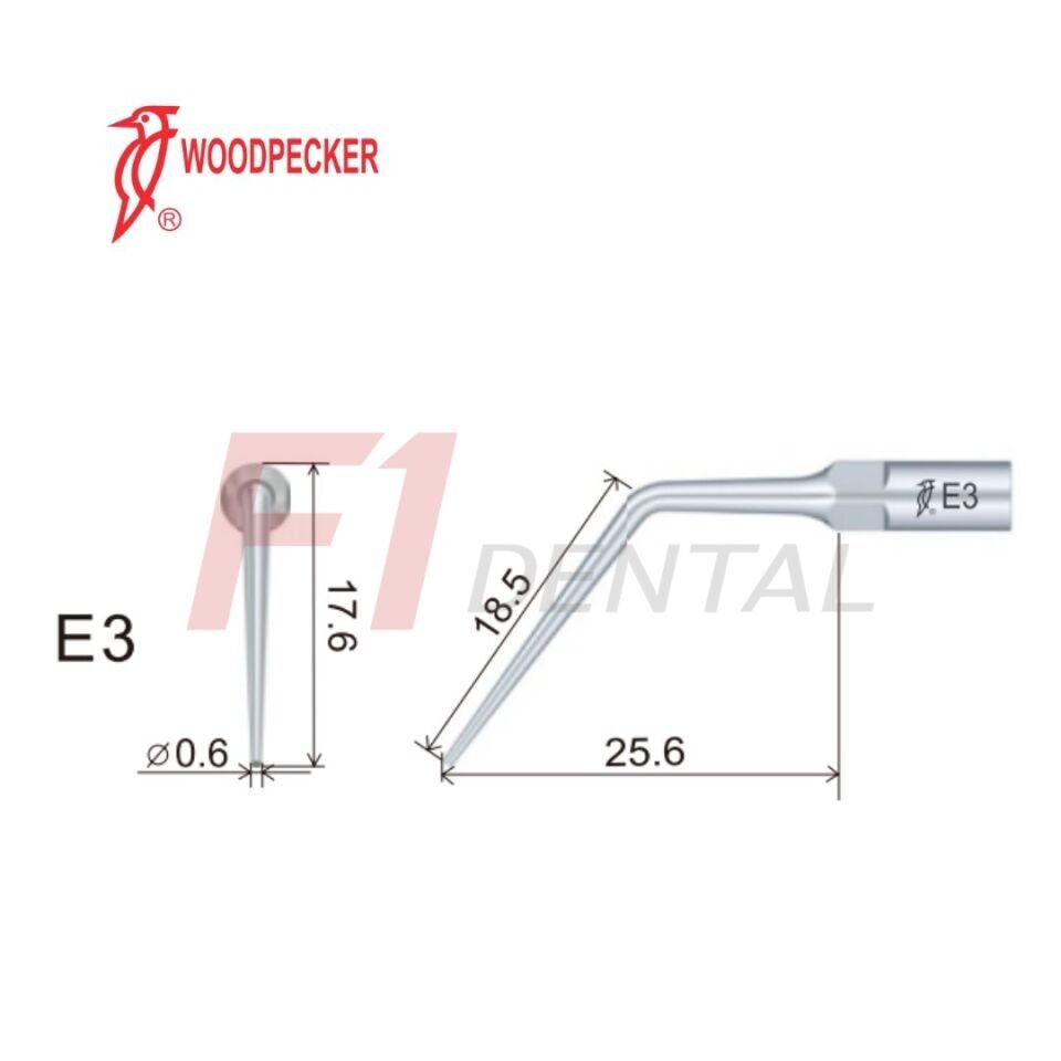 Woodpecker Kavitron Ucu Endodonti E3 - (Woodpecker,Ems,Mectron,WH Uyumlu)