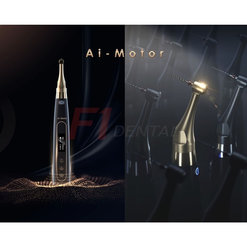 Woodpecker Black Ai-Motor Endomotor ve Apex Bulucu - Black Edition