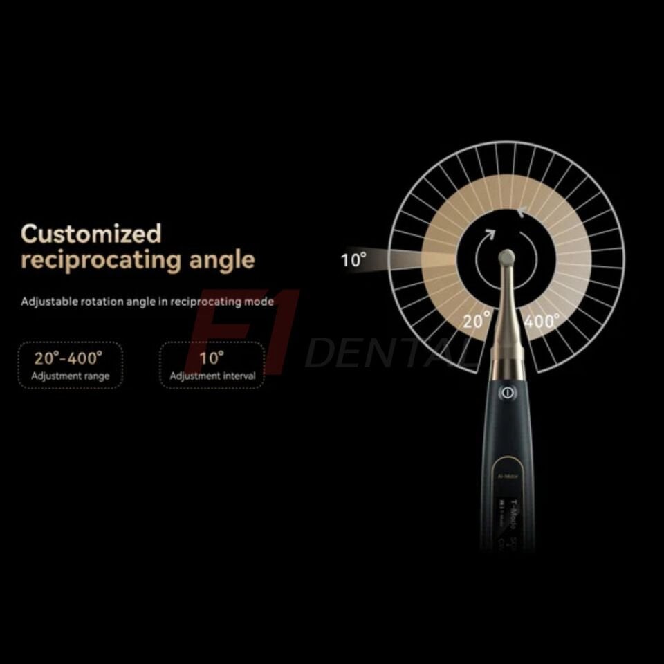 Woodpecker Black Ai-Motor Endomotor ve Apex Bulucu - Black Edition