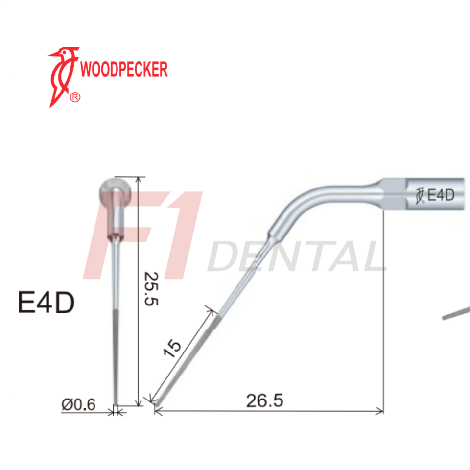 Woodpecker Kavitron Ucu Endodonti E4D - (Woodpecker,Ems,Mectron,WH Uyumlu)