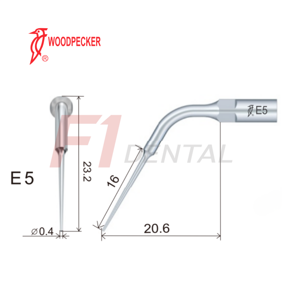 Woodpecker Kavitron Ucu Endodonti E5D - (Woodpecker,Ems,Mectron,WH Uyumlu)