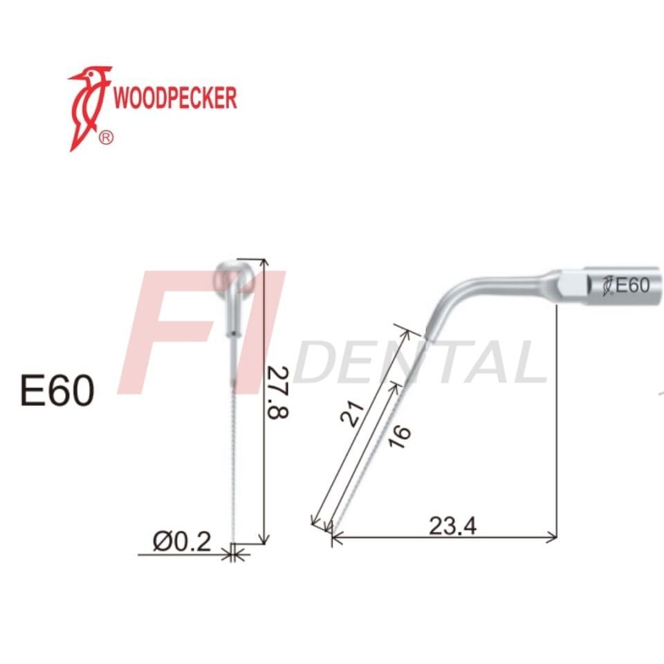 Woodpecker Kavitron Ucu Endodonti E60 - (Woodpecker,Ems,Mectron,WH Uyumlu)