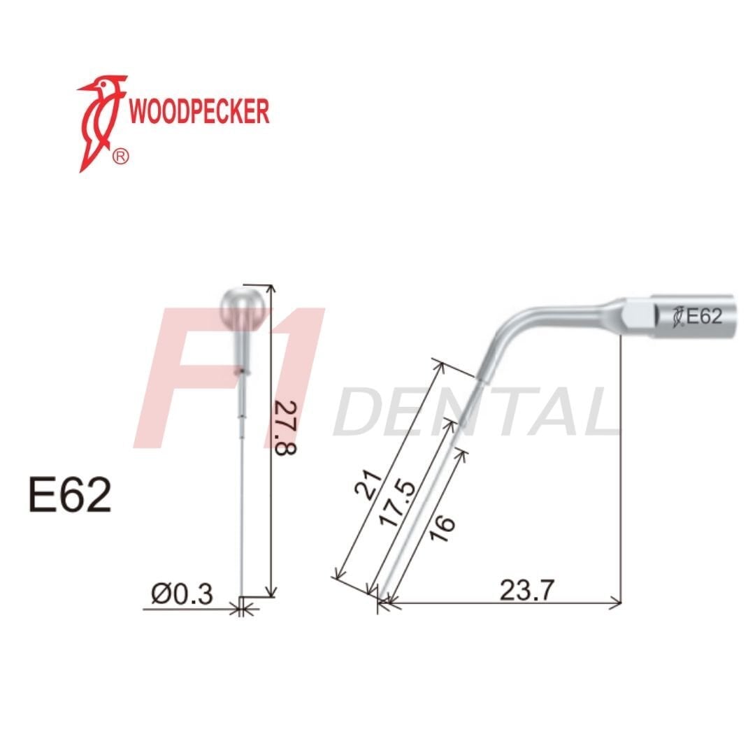 Woodpecker Kavitron Ucu Endodonti E62 - (Woodpecker,Ems,Mectron,WH Uyumlu)