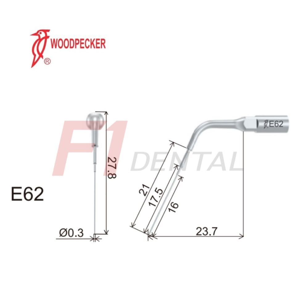 Woodpecker Kavitron Ucu Endodonti E62 - (Woodpecker,Ems,Mectron,WH Uyumlu)