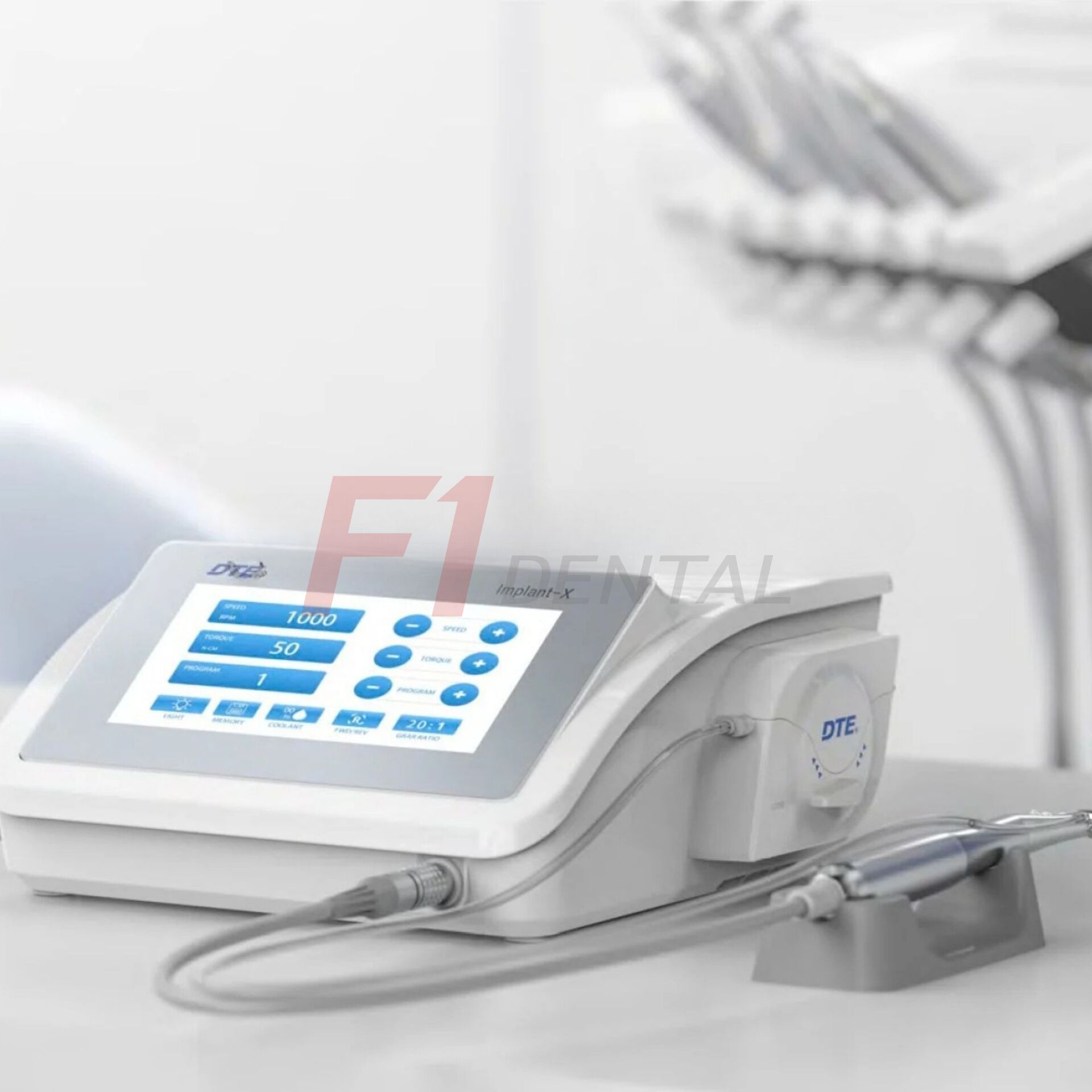 Woodpecker Dte İmplant-X Işıklı Fizyodispanser + 20:1 İmplant Anguldurvası