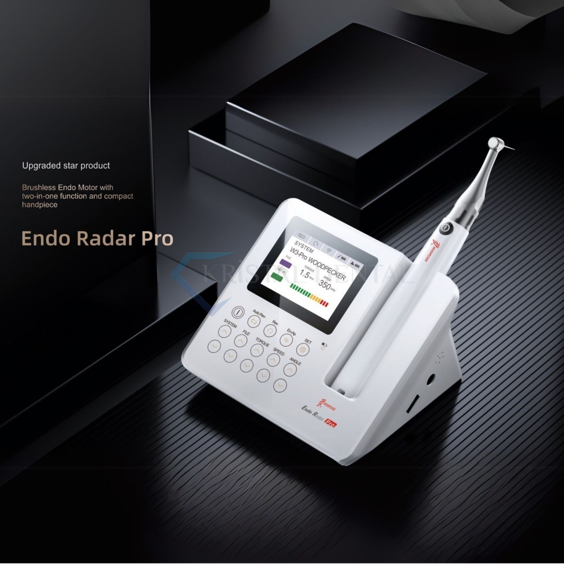 Woodpecker Endo Radar Pro Reciprocal Endomotor ve Apex Bulucu