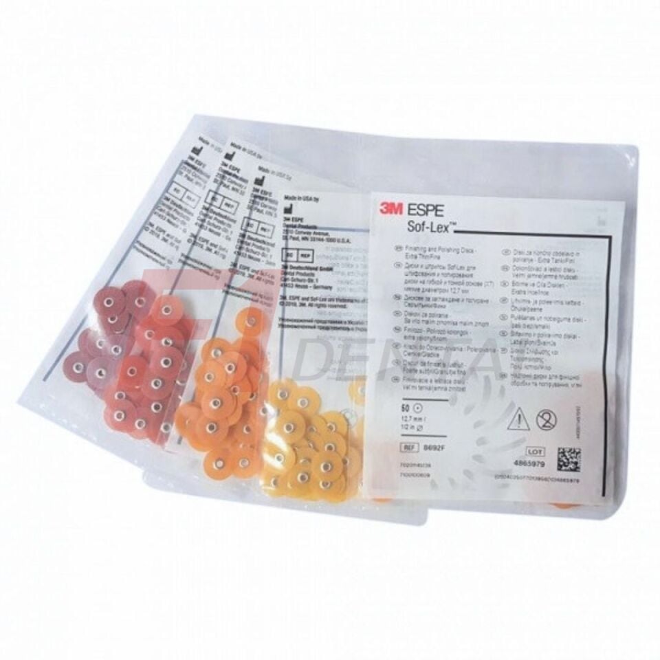 3M Sof-Lex Bitim ve Cila Diski Yedekleri 50 Adet