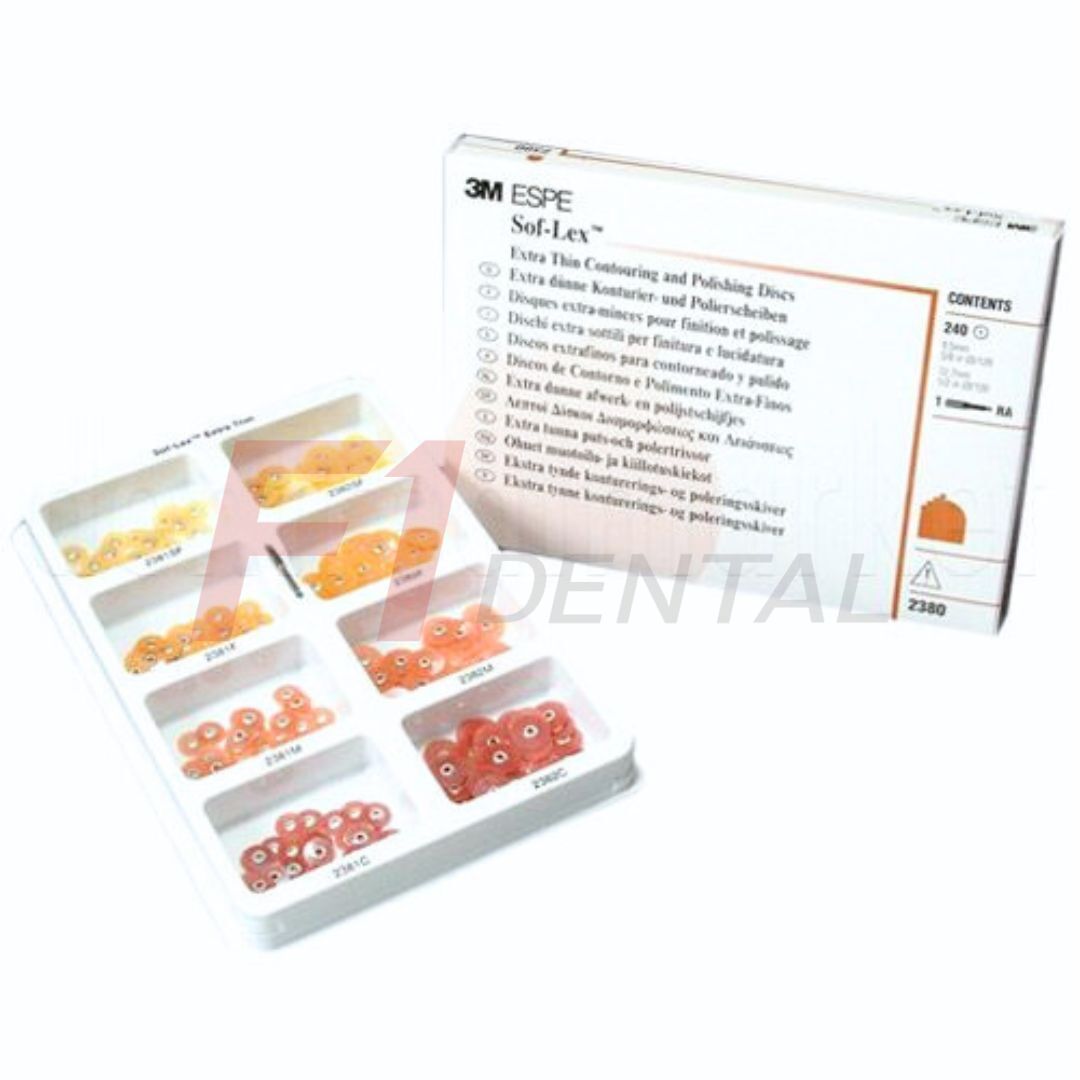 3M Sof-Lex Extra İnce Bitirme ve Cilalama Diskleri Seti