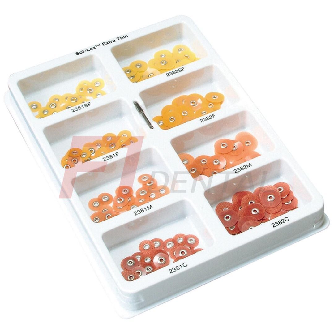 3M Sof-Lex Extra İnce Bitirme ve Cilalama Diskleri Seti