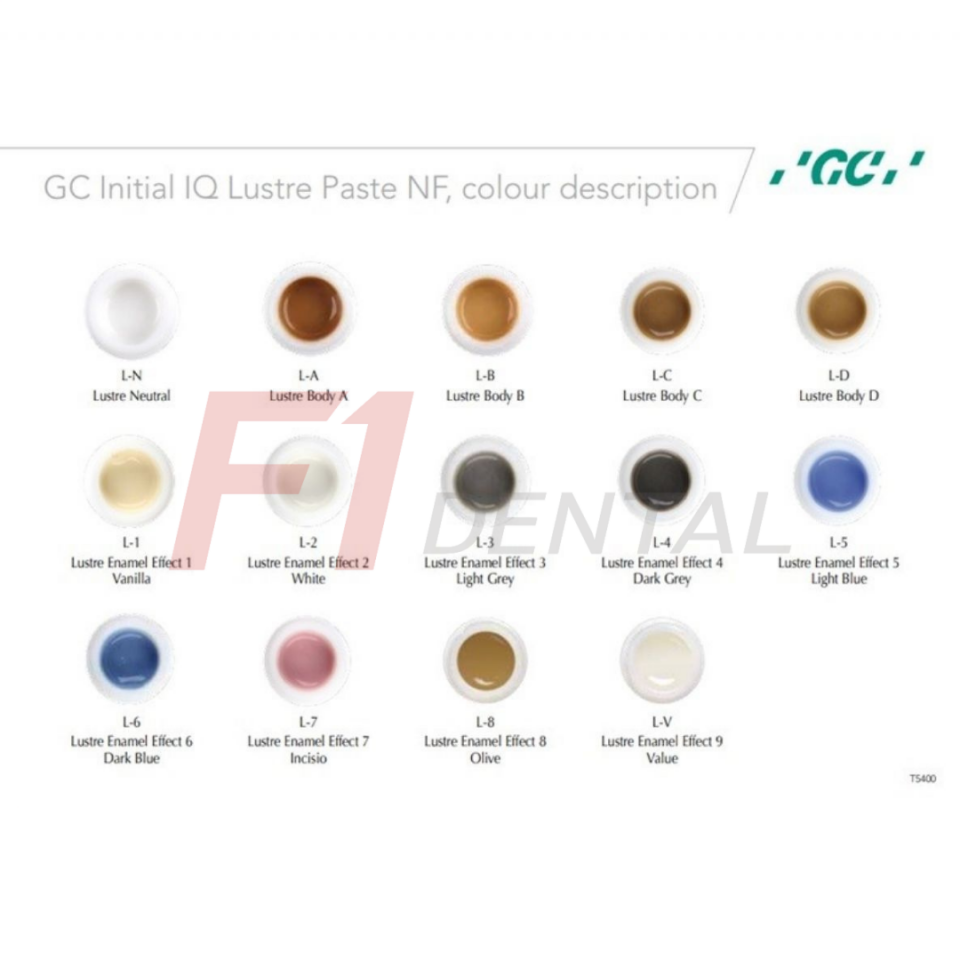 GC Initial IQ Lustre Pastes ONE Enamel Effect Shade 4g