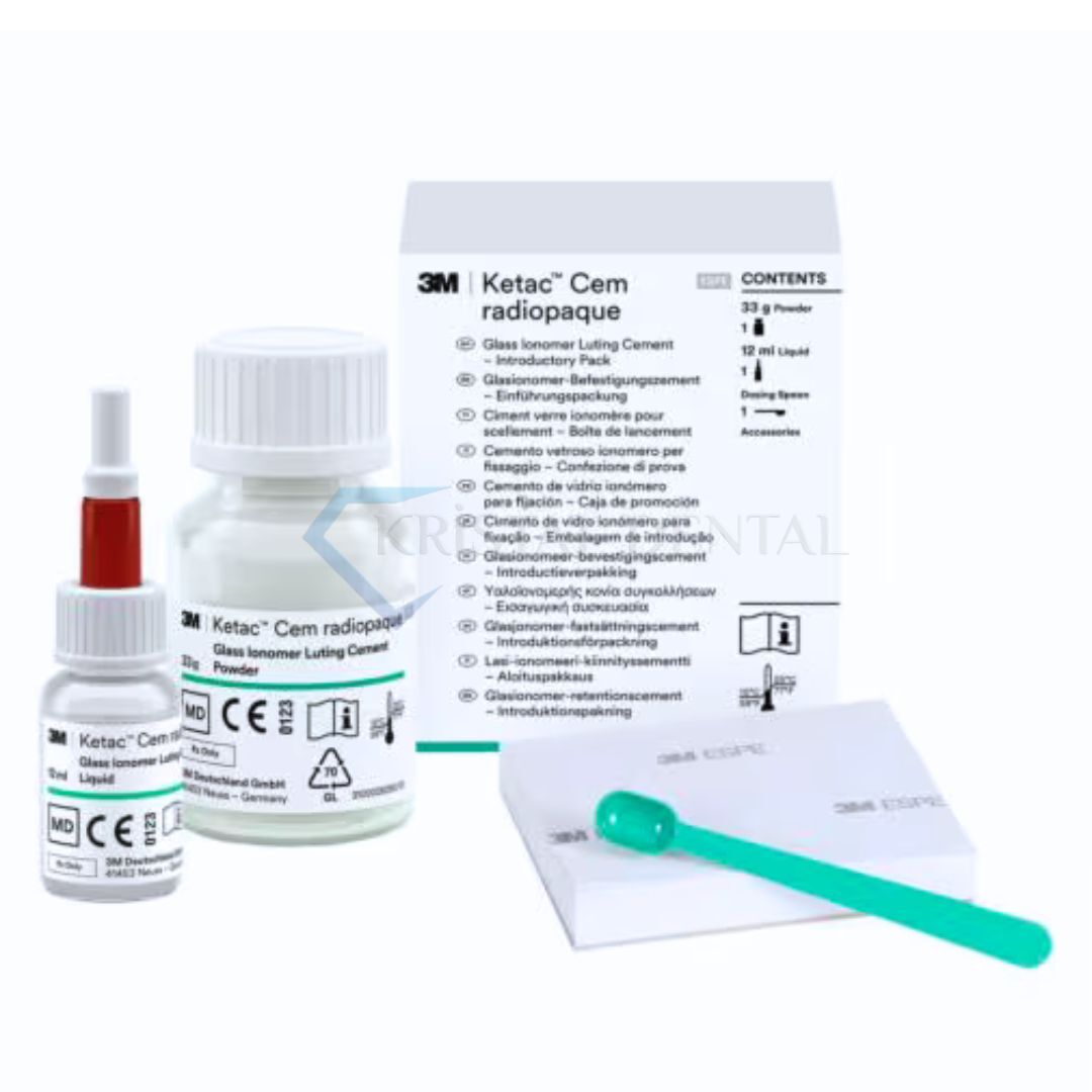 3M Ketac Cem Radyopak Cam İyonomer Daimi Simantasyon Materyali Başlangıç Seti