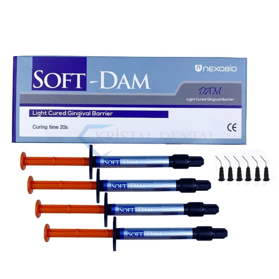 Nexobio Soft-Dam Gingiva Dişeti Beyazlatma Bariyeri 4x1,2 ml