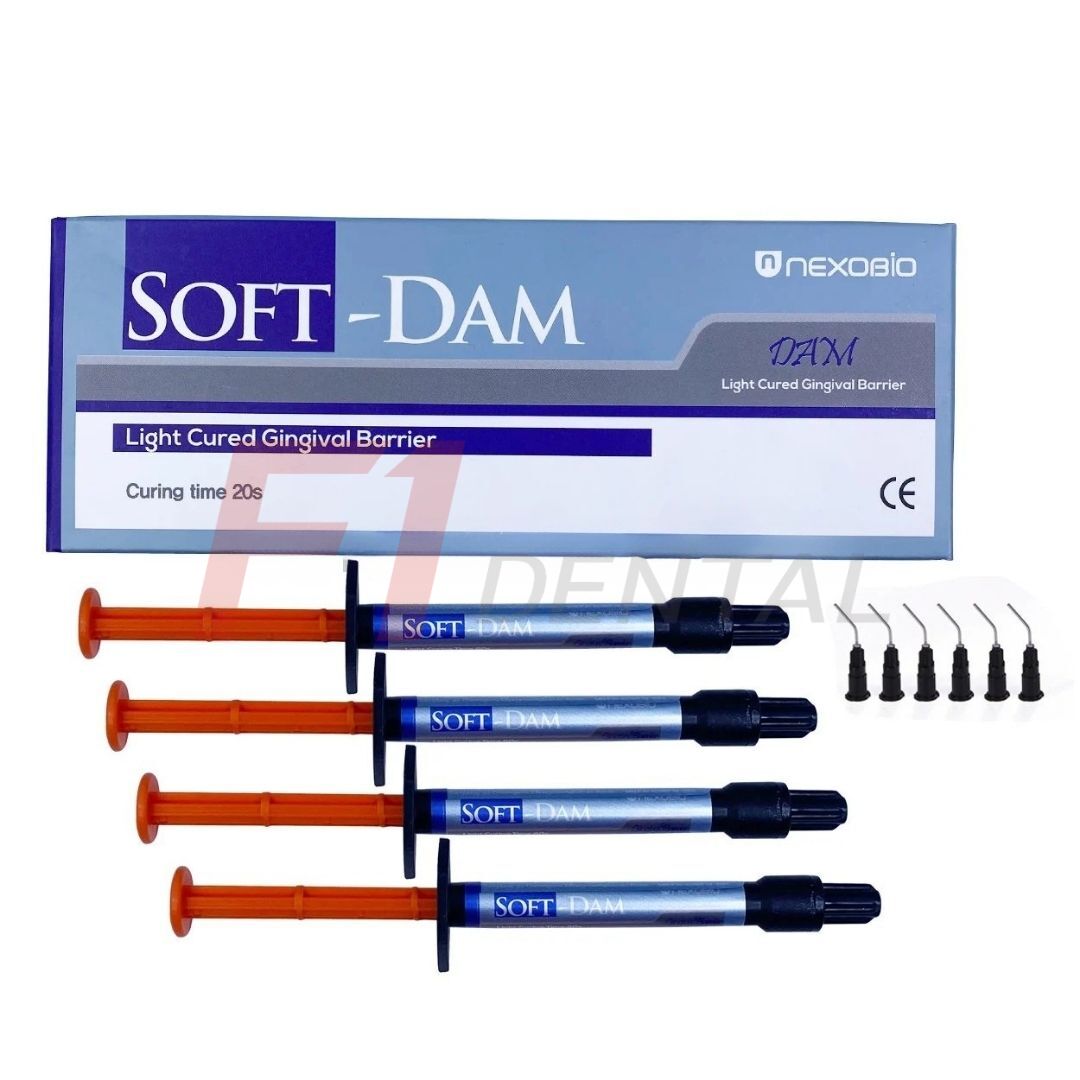 Nexobio Soft-Dam Gingiva Dişeti Beyazlatma Bariyeri 4x1,2 ml