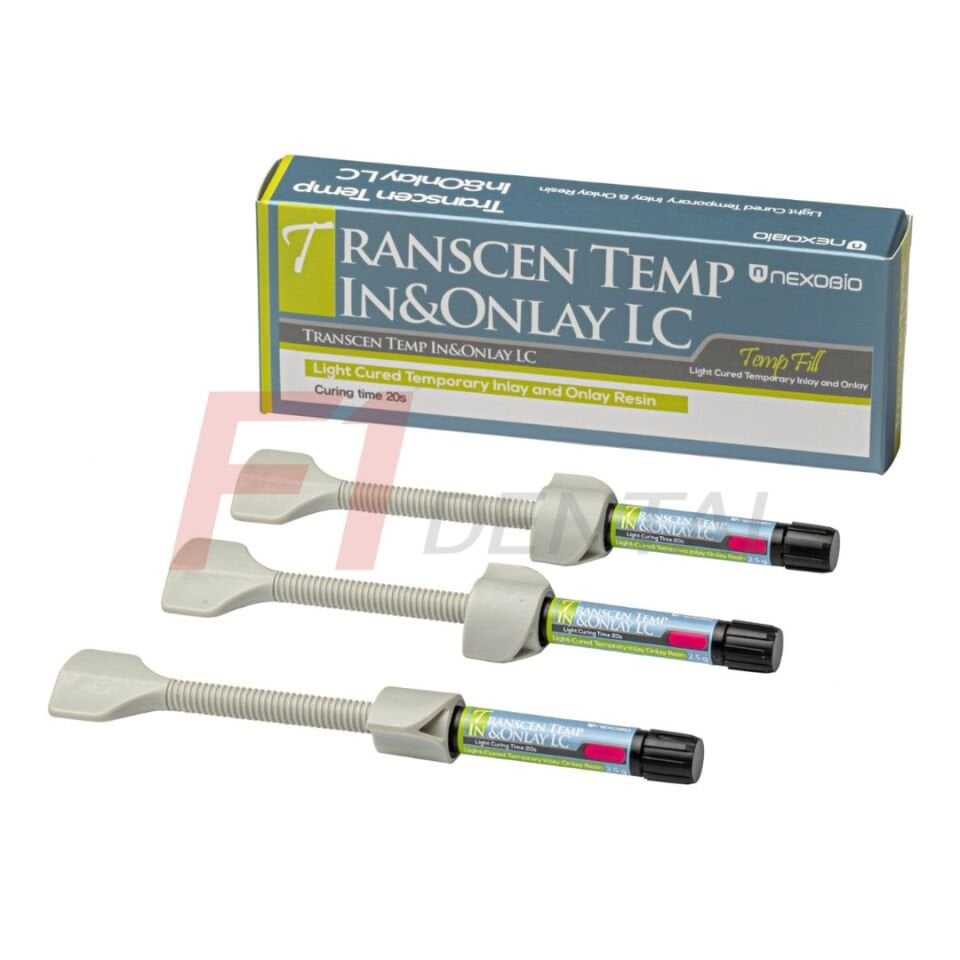 Nexobio Transcen Temp In & Onlay LC Geçici Dolgu 3x2,5 gr
